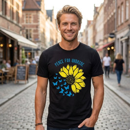 Solrossymbol för fred. Fred för Ukraina. T Shirt