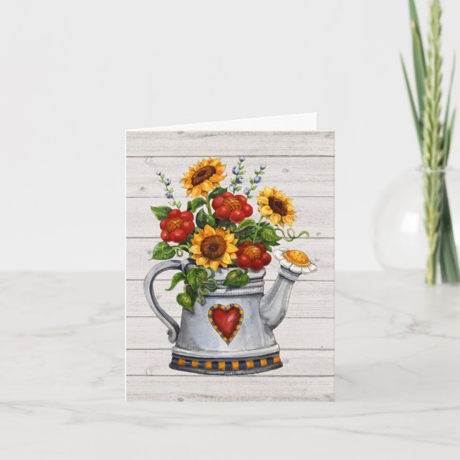 Solrostack eller tomt noterar tack kort (Framsida)