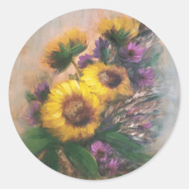 Solrostikett Runt Klistermärke