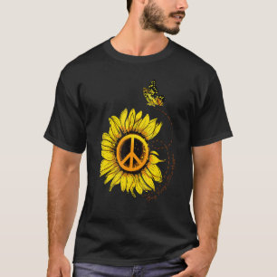 Solrostomgryn med bikupa (hippie nome) för blomma t shirt