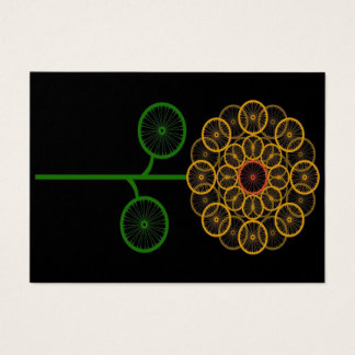 Solrosvackert Bicycle - Funny Birthday Gift Visitkort