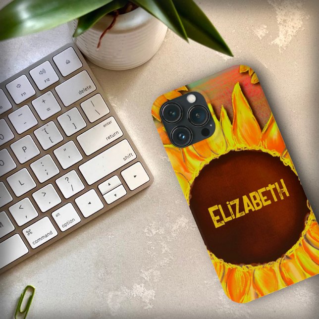 "Solrosverksamhet" iphone case (Skapare uppladdad)