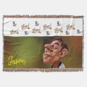 Solrosveterinär Throw Blanket Filt