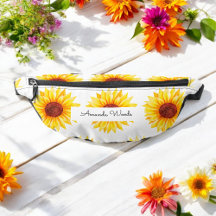 Solrosvit Gult Vit Blommigt