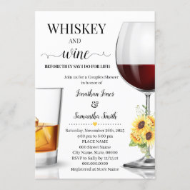Solrowhisky och vin innan jag duschar inbjudningar