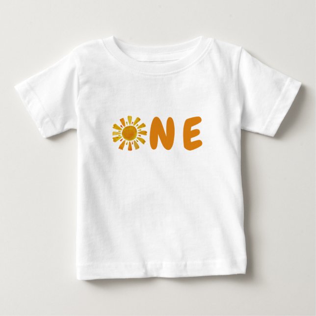 Sols 1-årsdag t shirt (Framsida)
