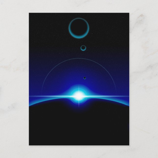 Solscenen Vykort (Framsida)