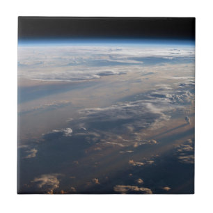 Solskaster Long Shadows over Philippine Sea Kakelplatta