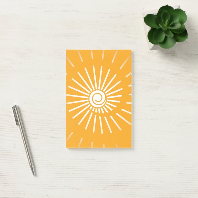 Solsken 2 post-it block (Kontor)