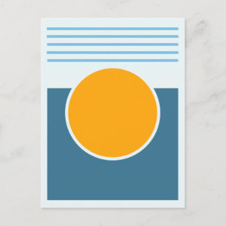 Solsken Abstrakt Design Vykort