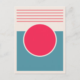 Solsken Abstrakt Design Vykort