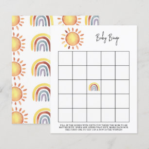 Solsken Baby shower bingo spel