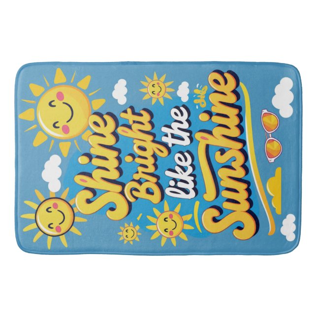 solsken badrumsmatta (Framsidan)