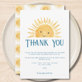 Solsken Bebis Shower  Tack Kort