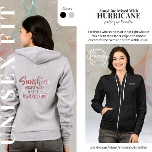 Solsken blandad med lite orkan Hoodie T Shirt