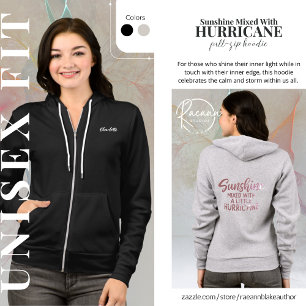 Solsken Blandat Med En Liten Orkan Hoodie T Shirt