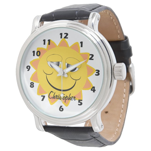 Solsken Design Personlig Armbandsur (Vinklad)