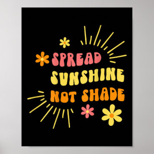 Solsken ej färgad - skindness Self Care och Kärlek Poster