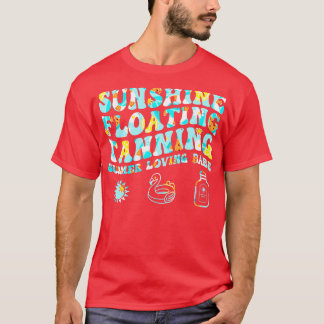 Solsken flytande garvning sommarälskande babyn t shirt
