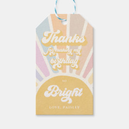 Solsken Födelsedag Boho 1:a Resan Runt Solen Presentetikett