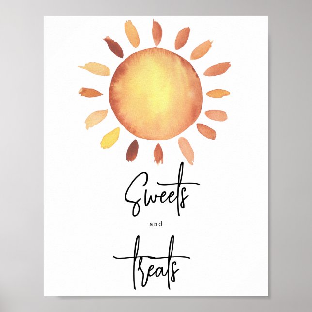Solsken Godis och godsaker Poster (Framsidan)
