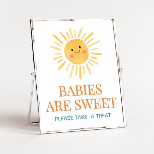 Solsken här kommer Son Spädbarn är sötsaker Poster