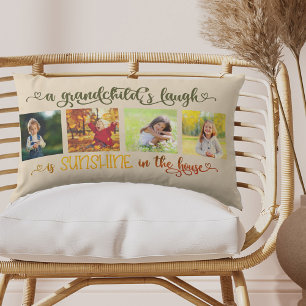Solsken i huset barnbarn citat 4 Foto Lumbarkudde