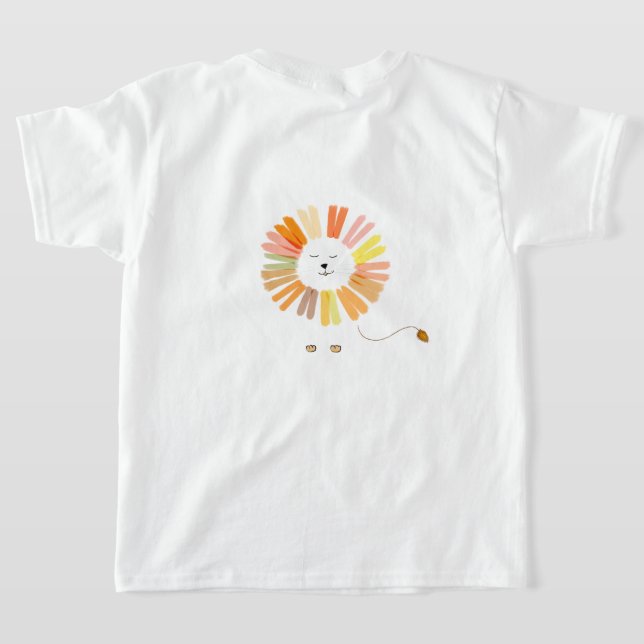 Solsken lejon T-Shirt (Laydown Baksida)
