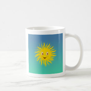 Solsken med cirkulärt Linjer Kaffemugg