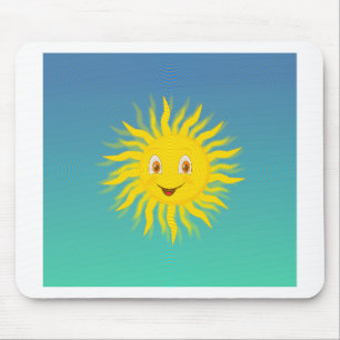 Solsken med cirkulärt Linjer Musmatta