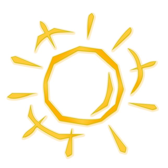Solsken Minimalistisk T-Shirt | Enkel Solkonst (Skapare uppladdad)
