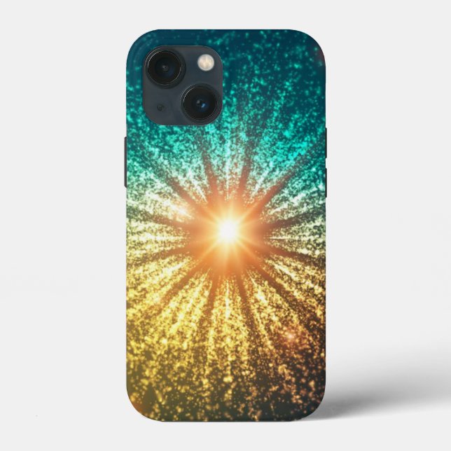 Solsken och ett Bright Day Apple iphone case (Baksida)