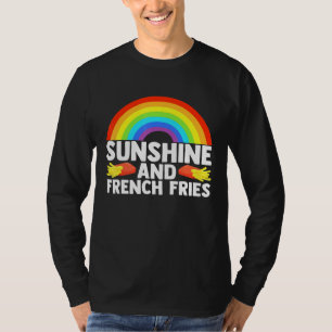 Solsken och Fransk färdas under 70-talet och föda T Shirt