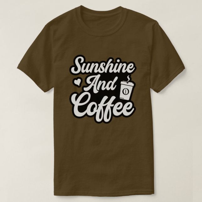 Solsken och kaffe01 t shirt (Design framsida)