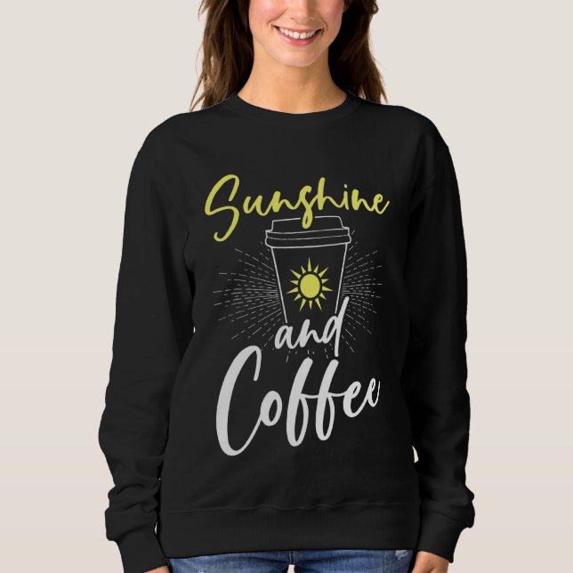 Solsken och kaffe t shirt (Framsida)
