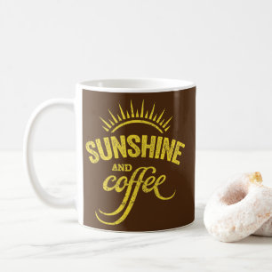 Solsken och kaffe Vintage Sol Retro Sunshine Kaffemugg