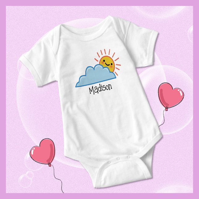 Solsken Och Moln Personligt T Shirt (Skapare uppladdad)