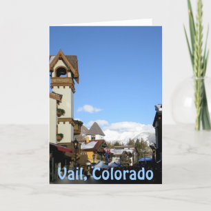Solsken och snö Vail, Colorado Kort