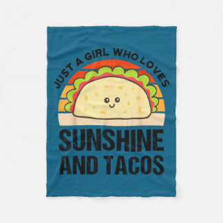 Solsken och taco cinco de mayo fiesta mexikansk fleecefilt