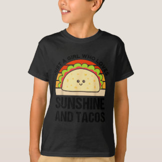 Solsken och taco cinco de mayo fiesta mexikansk t shirt