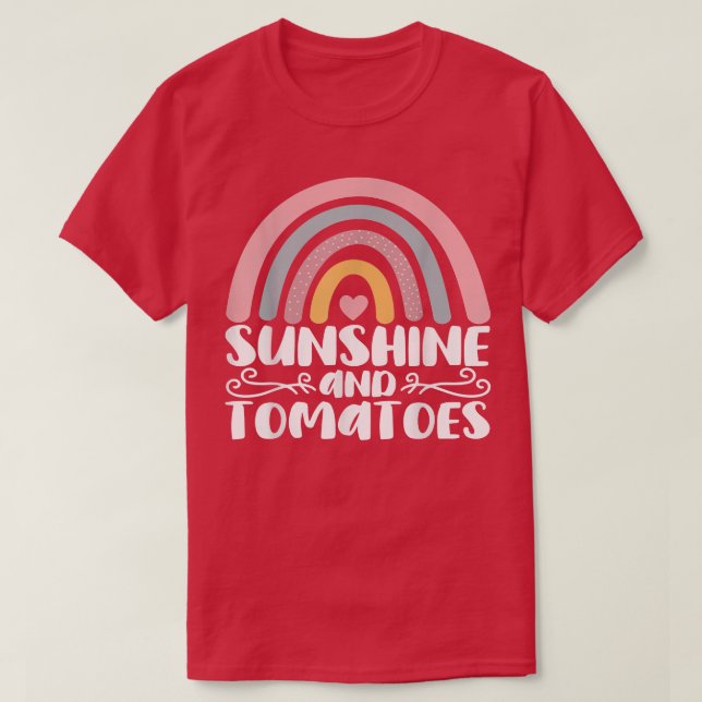 Solsken och tomater t shirt (Design framsida)