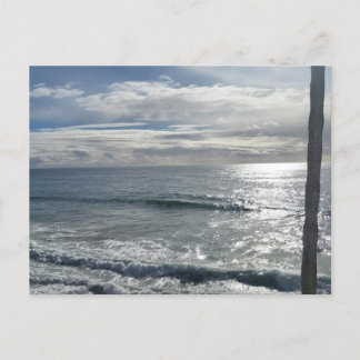 Solsken och vågar vykort