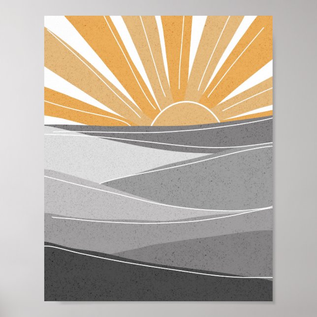 Solsken på Grått-skuggor Poster (Framsidan)