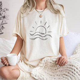 Solsken Positiva Vibrationer Sommar T Shirt
