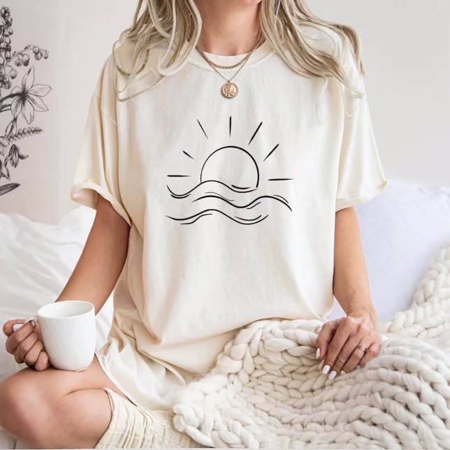 Solsken Positiva Vibrationer Sommar T Shirt (Skapare uppladdad)