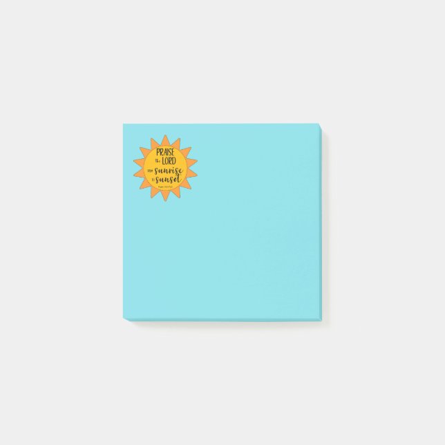 Solsken Pris Herren Post-it Block (Framsida)