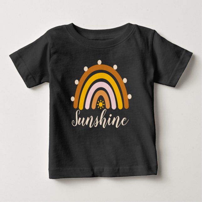 Solsken - Regnbågs Solsken  T Shirt (Framsida)