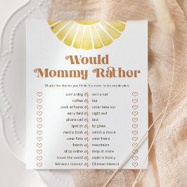 Solsken skulle snarare vara Mamma för babyskor.