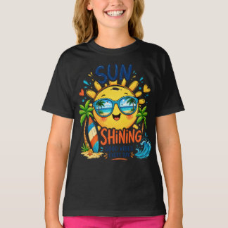 Solsken – Söt sommar solsken Kawaii T-shirt