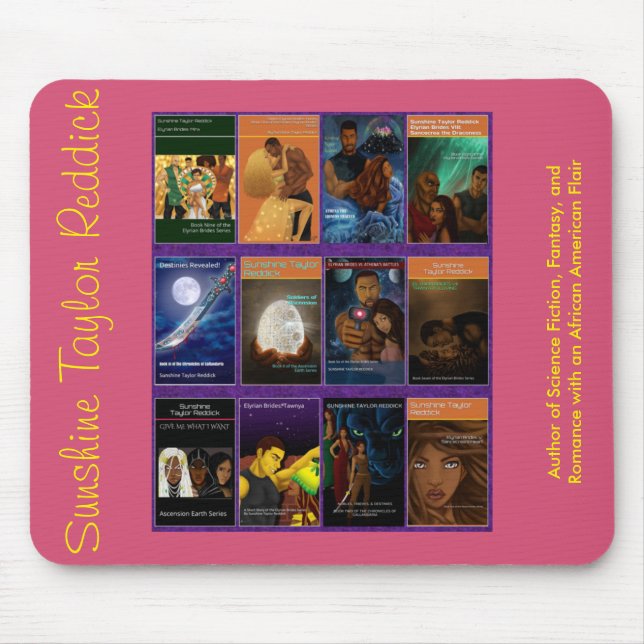 Solsken Taylor Reddick Mousepad Musmatta (Framsidan)